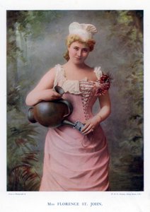 Florence St John, actrice et chanteuse anglaise, 1901 - William and Daniel Downey