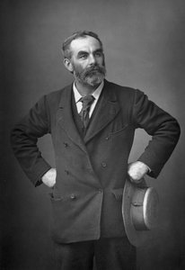 John Burns 1858-1943, syndicaliste anglais, antiraciste, socialiste et politicien, 1893