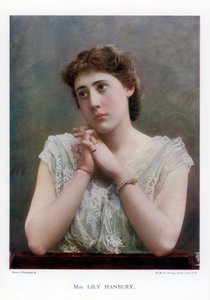Lily Hanbury, actrice de théâtre anglaise, 1901 - William and Daniel Downey