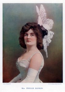 Phyllis Rankin, actrice américaine, 1901 - William and Daniel Downey