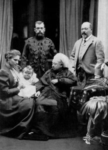 Familles royales russe et britannique à Balmoral, Écosse, 29 septembre 1896 1964 - William and Daniel Downey