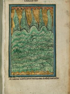 Le Déluge de Noé, vers 1250 - William de Brailes