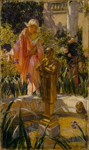 Marcher dans la fontaine, vers 1916 - William de Leftwich Dodge