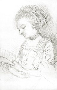 Femme lisant - William of Bath Hoare
