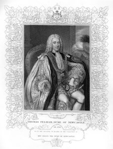 Portrait de Thomas Pelham-Holles, 1er duc de Newcastle - William the Younger Holl