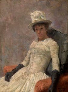 Stéphanie en blanc - William van Strydonck