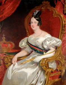 Portrait de D. Maria II, reine du Portugal