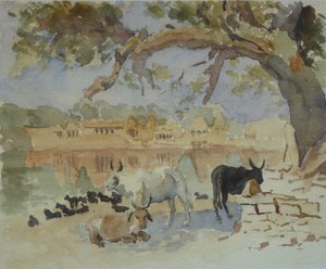Jaisalmer - Gadi Sagar (croquis) - Wilson Clive