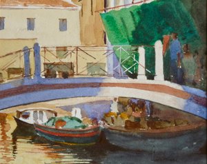 452 Coucher de soleil - Ponte dei Pugni - Wilson Clive