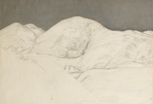 Étude de paysage pour Santisima Trinita, vers 1924 - Winifred Knights