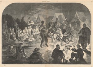 Feu de bivouac sur le Potomac ; de Harper