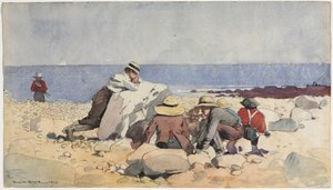 Un Clam-Bake, 1873 - Winslow Homer