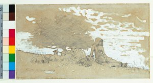 Une bergère, 1879 - Winslow Homer