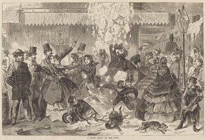 Une avalanche en ville - Winslow Homer