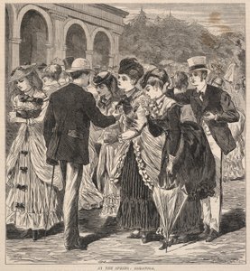 Au printemps : Saratoga, extrait de Hearth and Home, 28 août 1869 - Winslow Homer