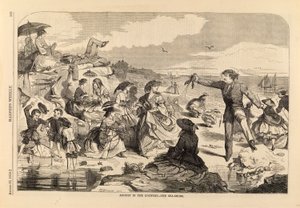 August in the Country--The Sea-Shore, tiré de Harper