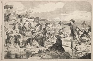Août à la campagne - Le bord de mer, 1859