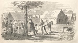 Esquisses de réunion de camp : Ablutions matinales, 1858 - Winslow Homer