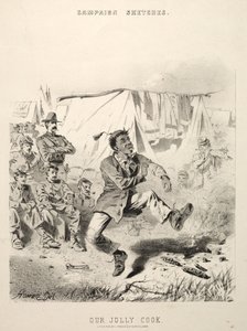 Croquis de campagne : Notre joyeux cuisinier, 1863 - Winslow Homer