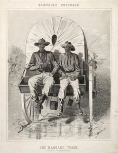 Croquis de Campagne : Le Train de Bagages, 1863 - Winslow Homer