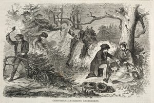 Noël - Récolte de verdure, 1858