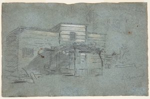 Cabane en planches - Winslow Homer