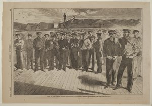 Équipage du sloop à vapeur américain Colorado embarqué à Boston, juin 1861 - Winslow Homer