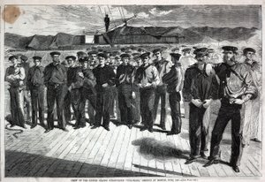 Équipage du navire à vapeur américain "Colorado" embarqué à Boston, extrait de Harper