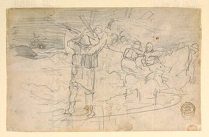 Dessin, Lumière rouge, probablement 1883 - Winslow Homer