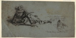 Dessin, Trois jours au front, vers 1863 - Winslow Homer