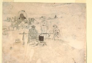 Dessin, deux études d