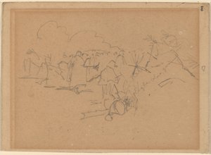Fin de la Marche [recto], 1862
