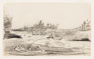 Pêcheurs dans les rapides - Winslow Homer