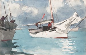Bateaux de Pêche, Key West - Winslow Homer