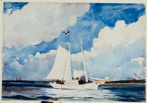 Goélette de pêche, Nassau, c.1898-99 - Winslow Homer