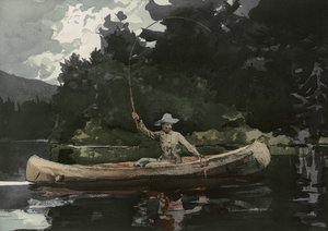 Pêche dans les bois du Nord - Winslow Homer