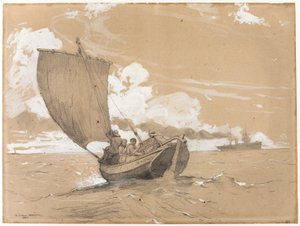 Pêche au large de Scarborough - Winslow Homer