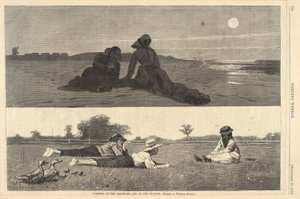 Flirter sur le rivage et dans le pré, de Harper - Winslow Homer