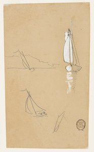 Quatre esquisses de sloops