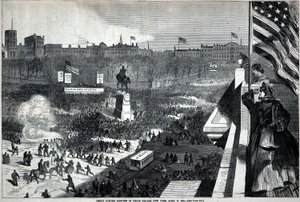 Great Sumter Meeting in Union Square, New York, 11 avril, extrait de Harper