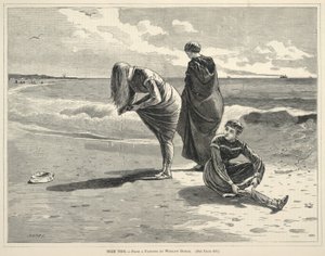 Marée haute, tiré de Every Saturday: An Illustrated Journal of Choice Reading, 6 août 1870 - Winslow Homer