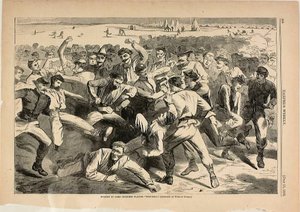 Vacances au camp - Soldats jouant au football - Winslow Homer