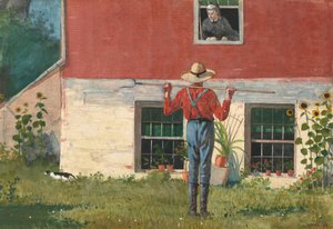 Dans le Jardin, Cour Rustique, 1874