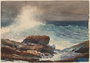 Marée montante, Scarboro, Maine - Winslow Homer