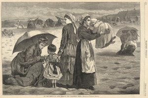 Sur la plage à Long Branch - Winslow Homer