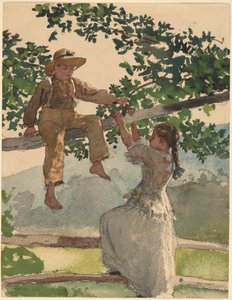 Sur la clôture
