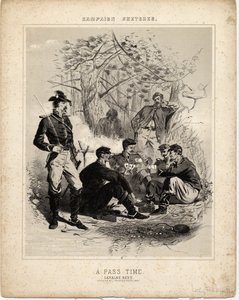 Pass Time: repos de la cavalerie, croquis de campagne