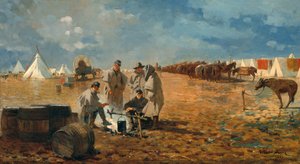 Jour de pluie au camp, 1871 - Winslow Homer