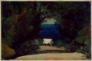 Route aux Bermudes, vers 1899-1901 (aquarelle sur papier)
