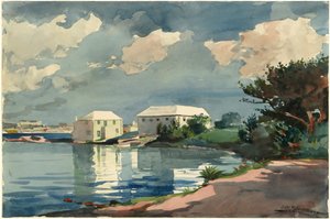 Marais salant, Bermudes - Winslow Homer